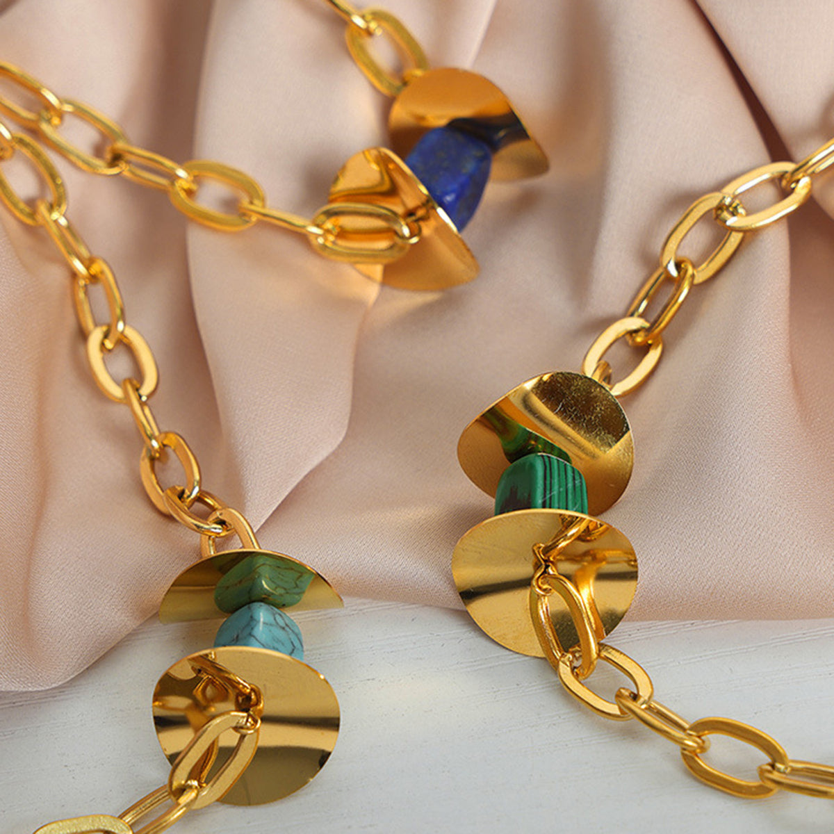 Natural Stone Pendant Necklace