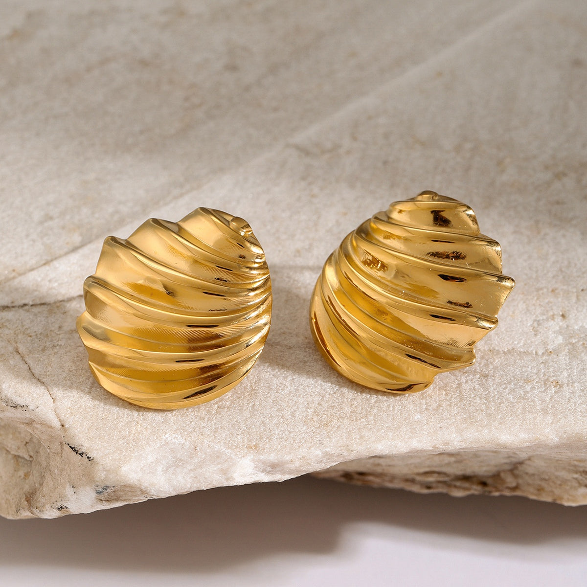 Shell Stud Earrings
