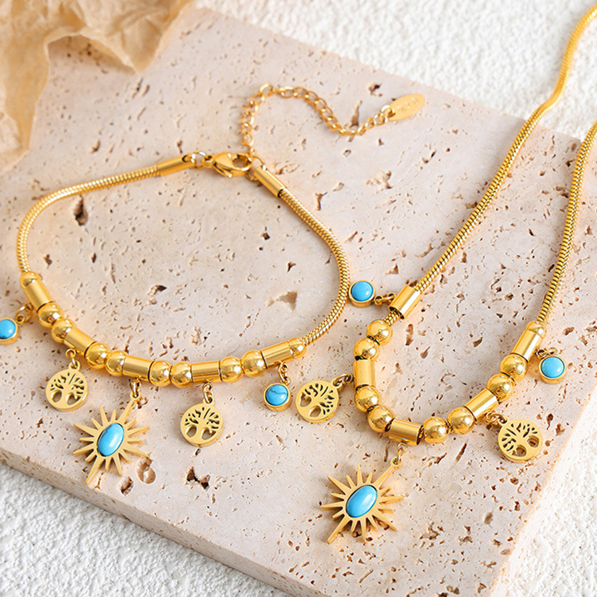 Earth & Sky Charm Necklace