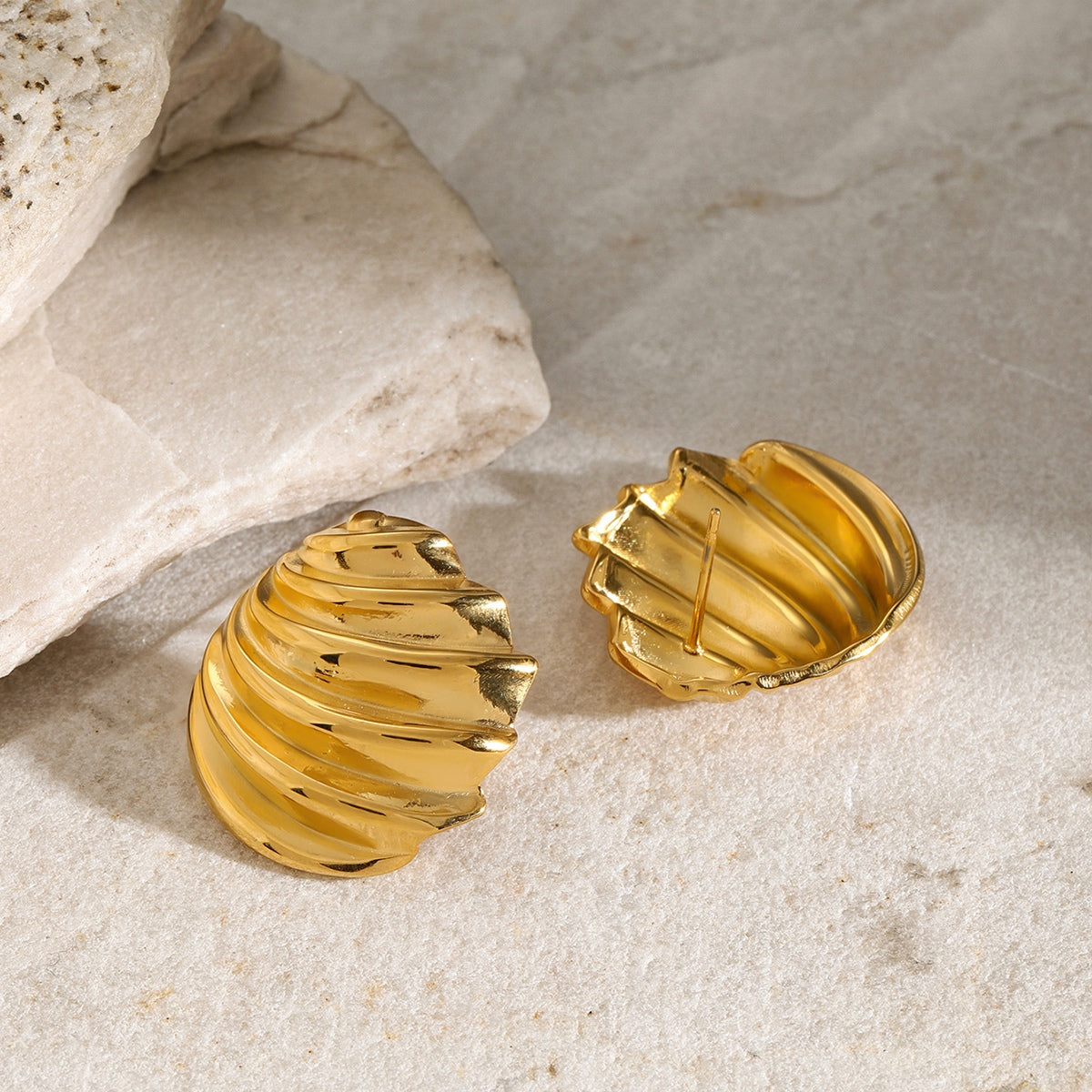 Shell Stud Earrings