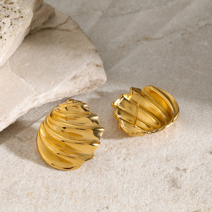Shell Stud Earrings