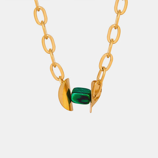 Natural Stone Pendant Necklace