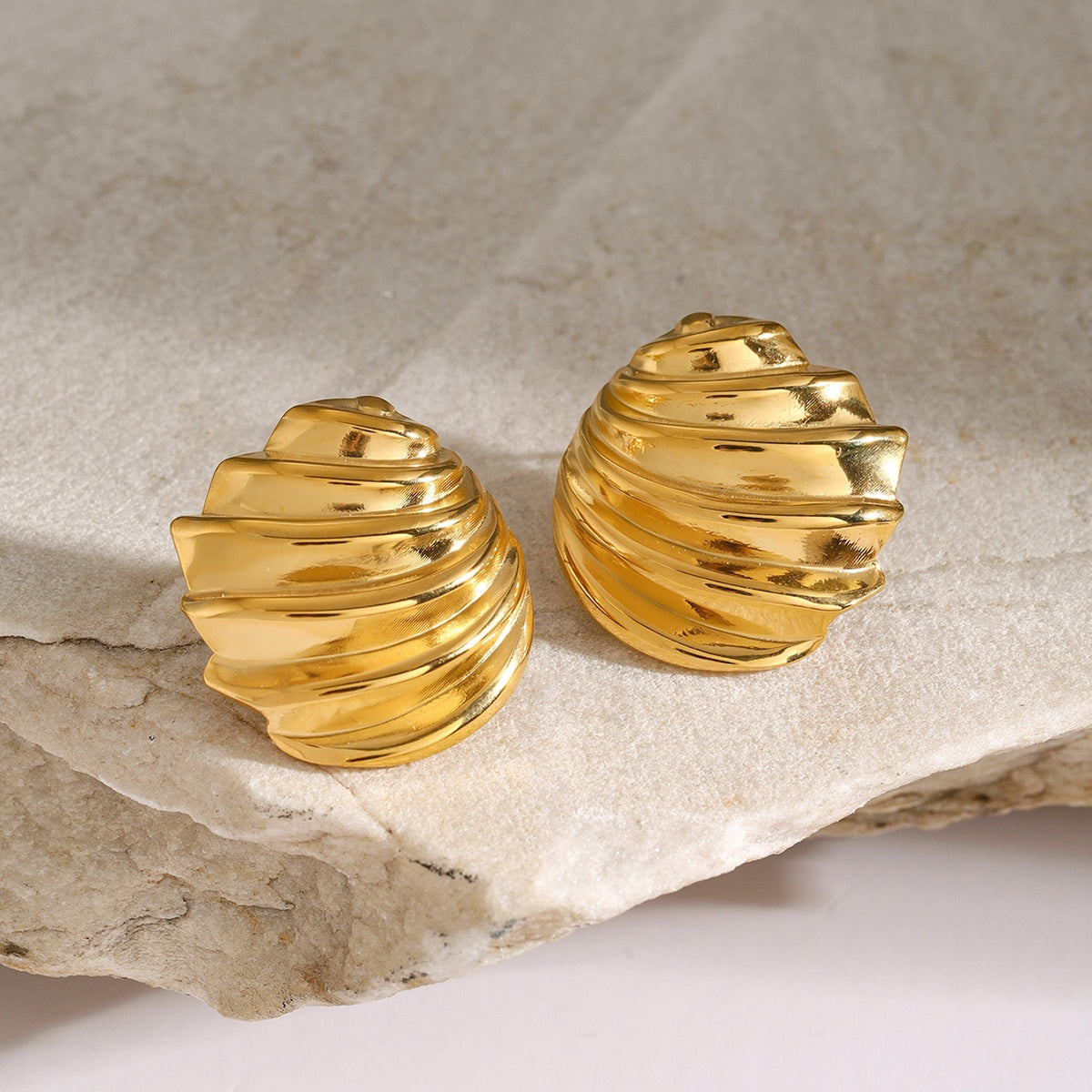 Shell Stud Earrings