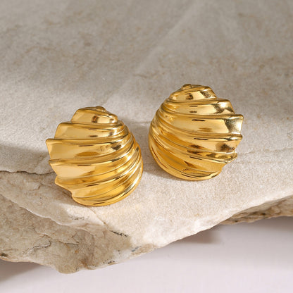 Shell Stud Earrings