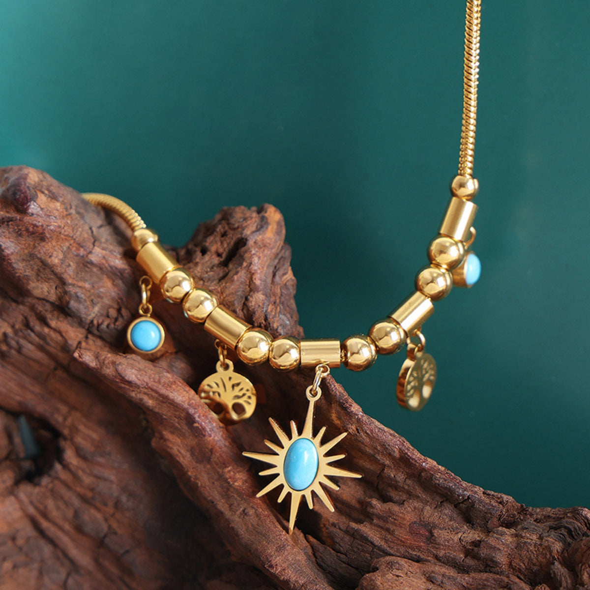 Earth & Sky Charm Necklace