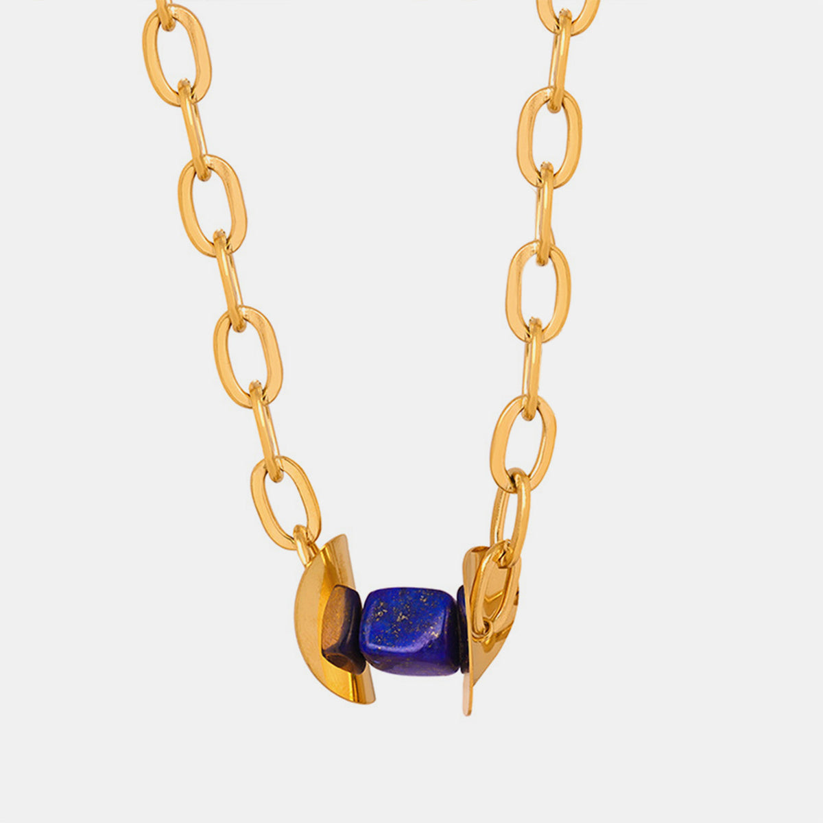 Natural Stone Pendant Necklace